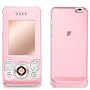 SOLID PINK SNAP-ON COVER HARD CASE PHONE PROTECTOR for SONY ERICSSON W580 / S500 WALKMAN