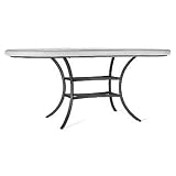 pompeii outdoor furniture:Pompeii Oval Bistro Table - Black - Frontgate,Patio Furniture