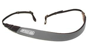 OP/TECH USA 1611412 Fashion Strap-Bino, No Quick Disconnects-for cameras and binoculars- neoprene (Steel)