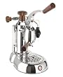 La Pavoni ESW-8 Stradavari 8-Cup Espresso Machine, Chrome with Wood Handles