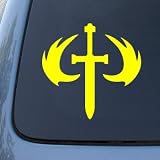 HALO EMBLEM - Vinyl Decal Sticker #A1450 | Vinyl Color: Yellow