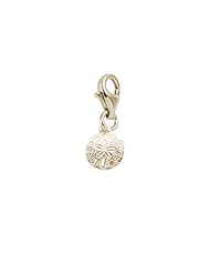 Rembrandt Charms Sand Dollar Charm with Lobster Clasp