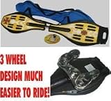 wiggle wave land surf board 3 wheels skate board