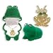 Frog Pendant Necklace W/Velour Shaped Gift Box