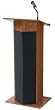 Oklahoma Sound 111PLS-MO Floor Lectern- Power Plus-Medium Oak Oklahoma Sound 111PLS-MO Floor Lectern- Power Plus-Medium Oak