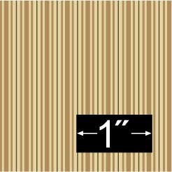 Victorian Gathering Green Stripe Dollhouse Wallpaper