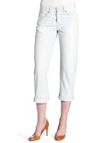 MiH Jeans Women's London Boy Cropped Stripe Jean