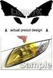 IMAGE OF Hyundai Genesis Coupe (09- ) Headlight Vinyl Film Covers by LAMIN-X ( Yellow )