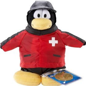 Disney Club Penguin 6.5 Inch Series 2 Plush Figure Rescue (Includes Coin with Code!)