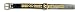 (Rosewood) Deluxe Brass Fitting Leather Dog Collar 18 x 1�  (Black)