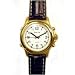 Unisex Sport Talking Watch Time, Day and Date, White Face w/ Leather Band