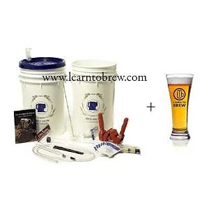 Basic Home Brew Beer Brewing Kit with 5-gallon Amber Beer Ingredients Included