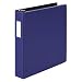 Wilson Jones Heavy Duty No-Gap Round Ring Binder, 1.5 Inch Capacity, Letter Size, Dark Blue (W364-34NBLPP)