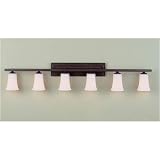 Murray Feiss Boulevard Oil Rubbed Bronze Six-Light Bath Fixture