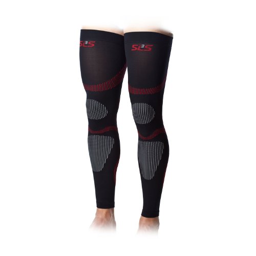SLS3 Compression Full Sleeves, Black, Size 5 (5-Feet 9-Inch 6-Feet 2-Inch/165-195-Pounds)