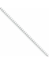 Genuine .925 Sterling Silver 1.25mm Box Chain 30 Inch Length 6.5 Grams. 100% Satisfaction Guaranteed.