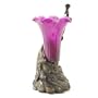 Bejeweled Peacock Lily Shade Accent Lamp