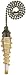 Westinghouse #77122 12" Yellow Spiral Pull Chain