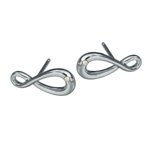 Hot Diamonds Ohrring Schmuck 925 Sterling Silber mit echten Diamanten DE075 Preisvergleich