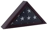 Cadet III Flag Display Case for 3ft x 5ft Flag in Cherry