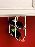 Double Wine Bottle Rack Brass Plate