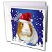 Holidays - Guinea Pig Christmas - Greeting Cards-12 Greeting Cards with envelopes