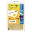 Avery Inkjet Print or Write Notarial Seals, 2 in Diameter, Gold, 44/Pack, PK - AVE05868