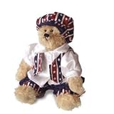 July 4th Boy Bear by Arkansas Flag and Banner