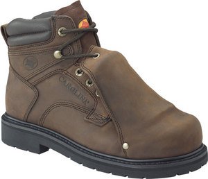 Carolina Mens Metatarsal Guard Safety Dark Brown Leather Boot 9.5 D US Carolina Mens Metatarsal Guard Safety Dark Brown Leather Boot 9.5 D US