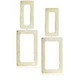 SHEILA FAJL Gold-Plated S Hoop Earrings