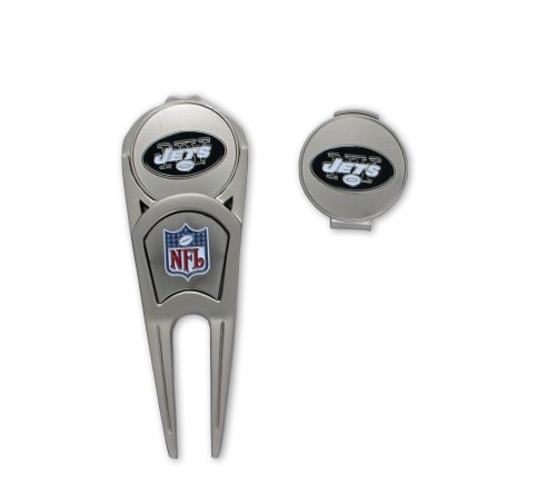 New York Jets Ball Mark Repair Tool & Hat Clip Combo