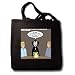 Rich Diesslins Funny Religious Light Cartoons - Dracula on the Church Outreach Committee - Tote Bags