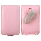 yooZoo Leather Flip Case for Apple iPod 80GB Classic & 30GB Video 5G with Belt Clip, Lanyard, and Screen Protector Petal Pink
