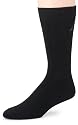 Nautica Men's 3-Pack Classic Basic Rib Sock,Black,8 to 12