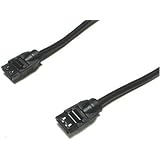 OKGear SATA III/6Gbps Premium Round Cable 10", Black, Straight to Straight OK10A3RK11