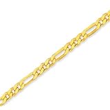 14k Yellow Gold Classic Sleek 10 inches Ankle Bracelet