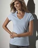 Ladies' Short Sleeve V-neck Jersey T-Shirt