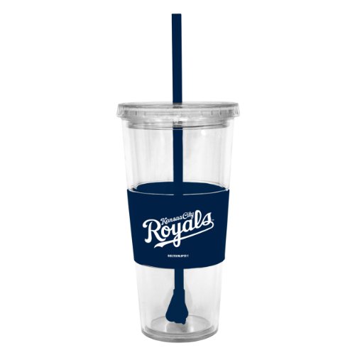 MLB Kansas City Royals Boelter Lidded Cold Cup with Straw