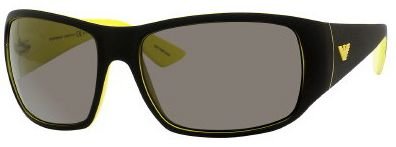Emporio Armani Ea 9666/S Qyu Black/Yellow Sunglasses
