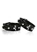 Black Patent Studded Ankle Cuff