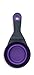 Dexas Popware for Pets Collapsible KlipScoop, 1 Cup Capacity, Gray/Purple