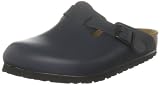Birkenstock Boston 60151, Unisex - Erwachsene Clogs & Pantoletten aus Naturleder, Blau (Blau), EU 35 (normal)