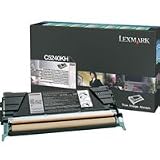 31o4%2Brs6 7L. SL160  Lexmark C5240KH High yield return program laser toner for lexmark C524/C534, 8k yld, black