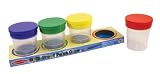 Spill Proof Paint Cups - Set of 4