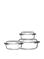 Premier Interiors Set Cacerola Con Tapa 3 Uds.