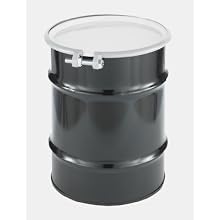 SKOLNIK Carbon Steel Open Head Drum, 10 gallons, Bolt Ring, 0.9mm Body Gauge (Pack of 1)