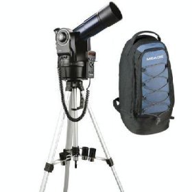 Meade ETX-60 Altazimuth GO TO Computer Refractor Telescopes ETX-60AT-BB 60mm With Eyepieces, Tripod and Expedition Backpack 0605-04-21