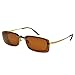 Besgoods Polarized Clip-on Sunglasses Lenses Glasses Unbreakable Driving Fishing Outdoor Sport Travelling New (Brown)