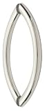 Mont Hard Crescent Type 8 Back to Back Handle Pull In Polished Chrome finish for Frameless Heavy glass Shower Doors