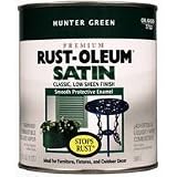 RUST-OLEUM 7732-502 HUNTER GREEN SATIN ENAMEL